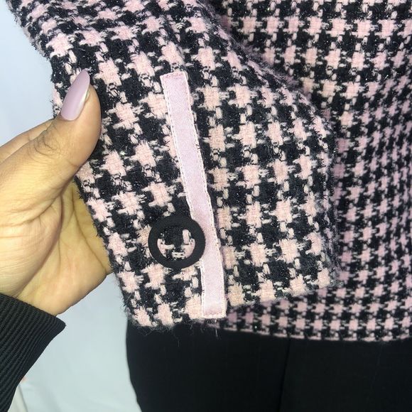 SPENSER JEREMY Blazer Jacket sz 4 Pink/Black Casual - Picture 10 of 16